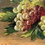 Josef Mansfeld (1819-1894). Stilleven Met Bloemen En Fruit. thumbnail 6