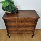 Vintage Queen Ann Ladekastje, Commode Dressoir Ladekast Badkamermeubel 106 thumbnail 3