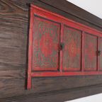 Unique Tibetan Doors Wall Decoration ‘Blue Lotus’ thumbnail 7