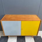 Yellow And Grey Jiri Jiroutek Sideboard Model U450 Dub 1960 For Interier Praha thumbnail 6