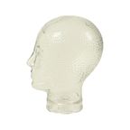 Vintage Glazen Hoofd Etalage Mannequin Koptelefoon Display 26cm thumbnail 5