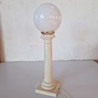 Vintage Pilaar Lamp Keramiek Zuil thumbnail 5