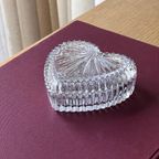 Vintage Crystal Heart-Shaped Jewelry Box thumbnail 6