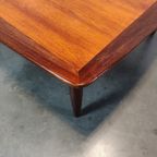 Mid Century Teak Square Coffee Table, 1960S thumbnail 6