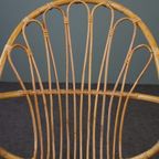 Rotan Fauteuil Met Armleuningen, Dutch Design, 1960 thumbnail 8