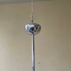 Lamp Hanglamp Art Deco 1930 Verchroomd Frans thumbnail 4