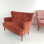 Artifort Bank Sofa En Fauteuil Roze Terra Theo Ruth Set thumbnail 3