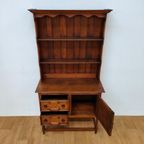 Vintage Landelijke Brocante Keukenkast, Barkast, Wandkast, Buffetkast, Ladekast thumbnail 2