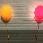 Set Van 2 Vintage Ikea Ballon Wandlampen thumbnail 5