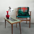 Groene Deken Met Rood Blauw Wit Geblokt (2 Zijdig) thumbnail 2