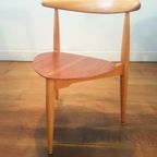 Eetkamer Set Van Hans J. Wegner Voor Fritz Hansen thumbnail 8