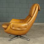Vintage Lederen Draaifauteuil – Gustav Thams – Jaren 60 thumbnail 6