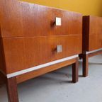 Set Vintage Design Nachtkastjes, Meurop, Pierre Guariche thumbnail 6