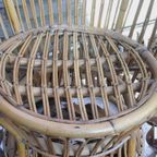 Vintage Fifties Bonacina Rotan Fauteuil/Pauwenstoel thumbnail 4