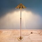 Lampe Sur Pied En Métal Chromé Et Laiton, 1970 thumbnail 11
