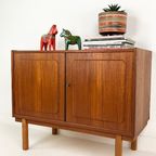 Scandinavisch Vintage Teak Fineren Kast thumbnail 10