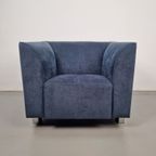 Vintage Fauteuil Design Shigeru Uchida Isu Pastoe '90 Blauw thumbnail 6