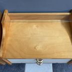 Set Of 2 1960S Nightstands With Glass Top thumbnail 11
