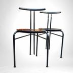 2X Postmodern Design Stoelen, Italië, 1980S thumbnail 3