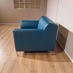 Montel Fresh - Fauteuil - Blauw - Leder - Design thumbnail 5