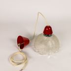 Erco Leuchten - Germany - Hanglamp - Holophane Stijl - Space Age - Kristal - 70'S thumbnail 7