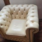 Set Van 2 Leren Fauteuils Chesterfield Stijl thumbnail 12