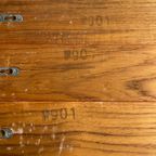 Vintage Teakhouten Wandkapstok Met Hangers, Aksel Kjersgaard Voor Odder Mobler, Denemarken 1960's thumbnail 4