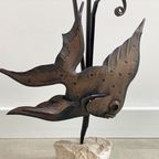 Vintage Vis Sculptuur / Beeldje / Decoratie thumbnail 5