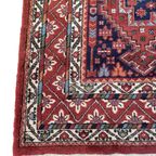 Handgeknoopt Oosters Shiraz Vloerkleed 205X300Cm Perzisch Tapijt Oranje Rood Blauw Wol Handgeknoopt thumbnail 10