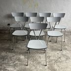 Set Of 8 Vintage Dining Chairs – 1960s Design thumbnail 2