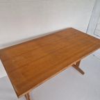 Zweedse Grenen Mid Century Eettafel Design Vintage thumbnail 3