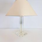 Vintage Tafellamp Plexiglas Messing Italië ‘70 Regency Lamp thumbnail 8