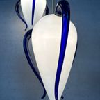 2x Vintage ‘venexiana’ Hanglamp – Barovier & Toso – Murano thumbnail 6