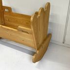 Xl Houten Poppenwieg Schommelbedje thumbnail 5