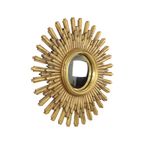 Grote Gouden Zonnespiegel Sunburst Resine Convex 56cm thumbnail 11