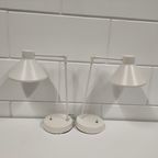 Set Jaren 80 Verstelbare Tafel- Bureau Of Nachtkast Lampen thumbnail 4