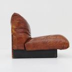 Vintage Italiaanse Leren Fauteuil 1970S thumbnail 3