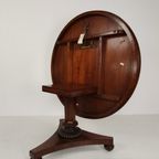 Uitstekende Kwaliteit 19E-Eeuwse Willem Iv Palissander Ontbijttafel Met Kantelblad – Ca. 1820 thumbnail 2