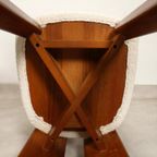 70'S Brutalist Dining Chairs - Bouclé Fabric thumbnail 17
