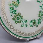 Duits Taartplateau Dienblad Glas/Metaal 50'S thumbnail 2