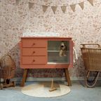 Vintage Unieke Commode Babykamer Terracotta thumbnail 5