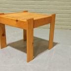 Vintage Mid Century Grenen Side Table Bijzettafel thumbnail 11