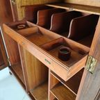 Prachtige Engelse Art Deco-kast Van Wortelnotenhout Van Waring & Gillow – Ca. 1900–1932 thumbnail 7