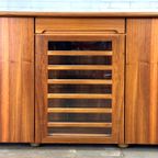 Italiaans Vintage Dressoir Kast Met Walnoot Hout thumbnail 5