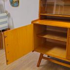 Vintage Highboard Vitrinekast Vitrine Kast Kastje Dressoir Wandkast thumbnail 14
