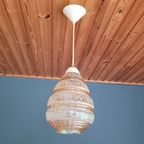 Italiaanse Glazen Hanglamp Jaren 60 thumbnail 3