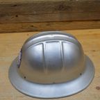 Vintage Amerikaanse Veiligheids Helm Aluminium thumbnail 4