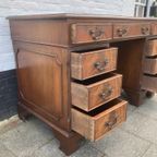 Klassiek Engelse Stijl Bureau Met 9 Lades, 76 Cm Hoog thumbnail 4