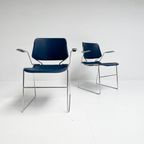 Stapelbare Matrix Krueger Stoel Van Thomas Tolleson, 1970's thumbnail 9