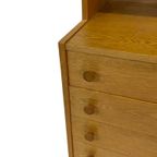 Vintage Kast Boekenkast Wandkast Jaren 60 Eiken Design thumbnail 7
